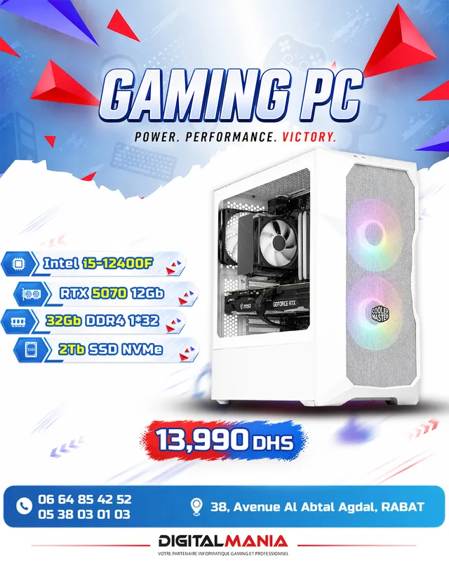 PC Gamer i5-12400F + RTX 5070